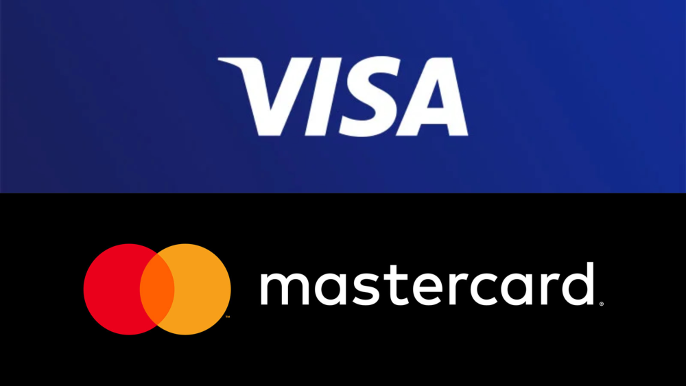 VISA mastercard logos